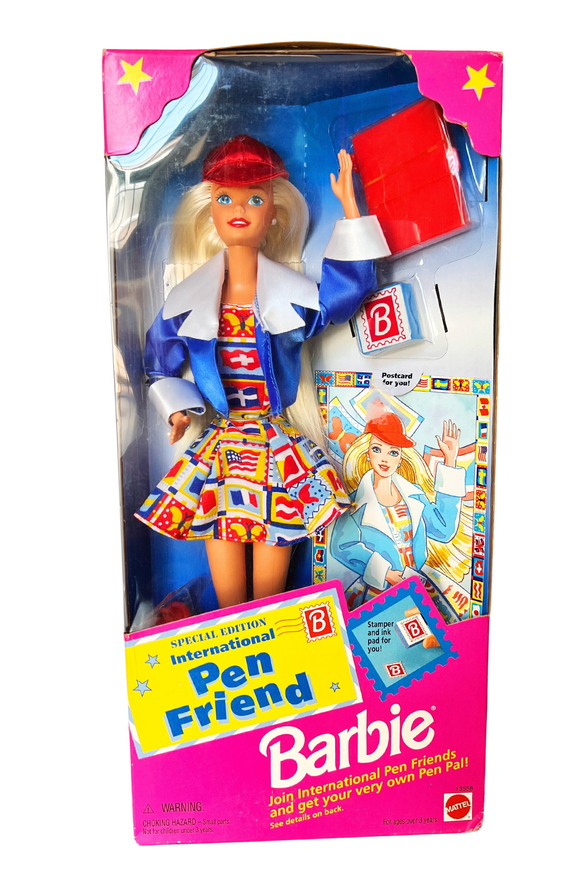 Special Edition International Pen Friend Barbie 1995 NIB