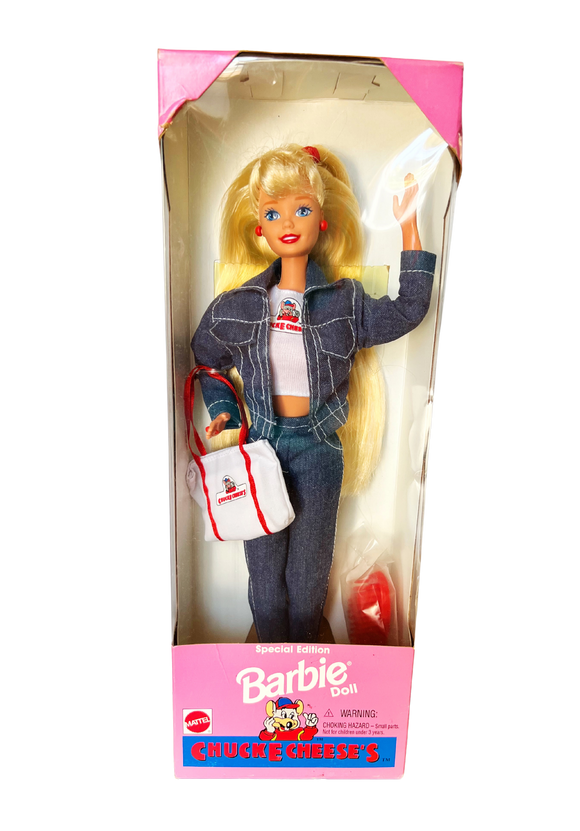 Special Edition Chuck E. Cheese Barbie 1995 NIB