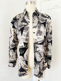 Old Hollywood Movie Stars Silk Print Button Down | Small