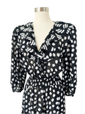 i.magnin Polka Dot Dress | Large