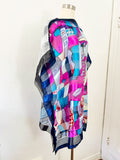 Picasso Print Scarf Double Sided Scarf Tunic Top | OSFM