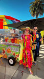 Rainbow Tie Dye Couples Dress and Button Down Set | Medium & Large