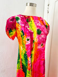 Rainbow Tie Dye Couples Dress and Button Down Set | Medium & Large