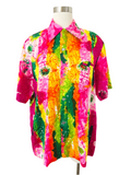 Rainbow Tie Dye Couples Dress and Button Down Set | Medium & Large