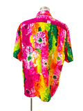 Rainbow Tie Dye Couples Dress and Button Down Set | Medium & Large