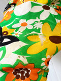 Colina Jungle Cat Print Silk Dress | Medium (As Is)