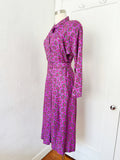 ESPRIT Abstract Paisley Print Rayon Dress with Belt | Medium