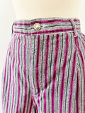 Drummer Boy Collection Striped Cotton Shorts | Medium 33”