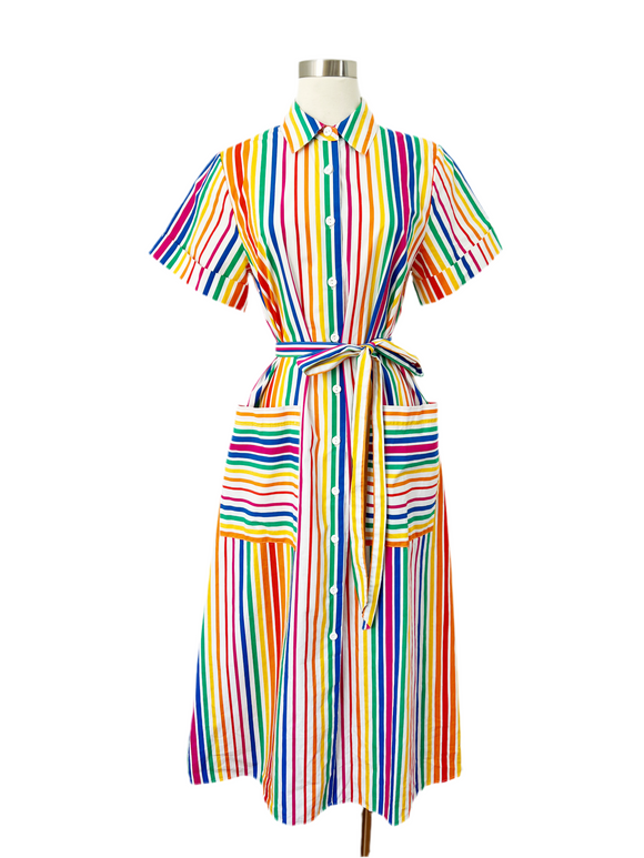 Christopher John Rogers x Target Rainbow Shirt Dress | Medium