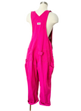 Dickies Magenta Pink Cotton Carpenter Overalls | Large