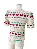 Cutie Heart Knit Top S|M