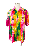 Rainbow Tie Dye Couples Dress and Button Down Set | Medium & Large