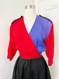 Color Block Rayon Jumpsuit M|L