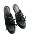 Coach Black Suede Mules | Size 6.5