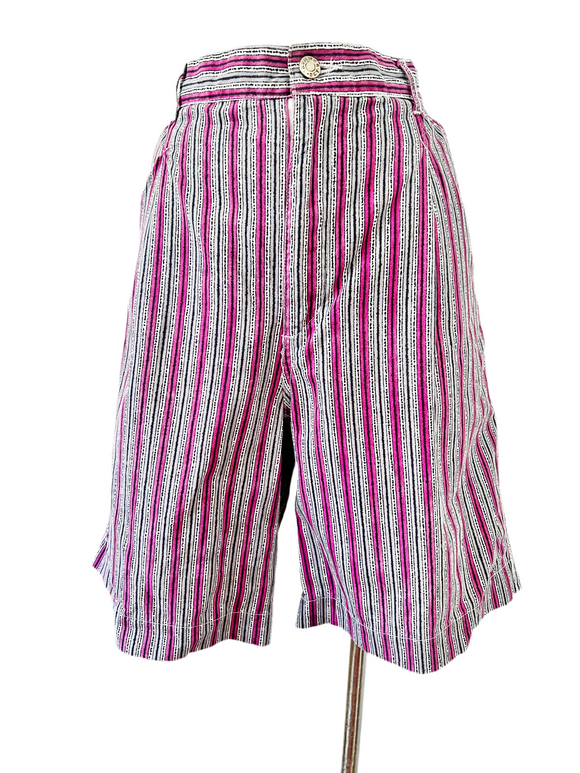 Drummer Boy Collection Striped Cotton Shorts | Medium 33”