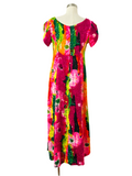 Rainbow Tie Dye Couples Dress and Button Down Set | Medium & Large