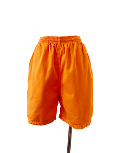 Orange Crush Cotton Shorts | Medium to Large