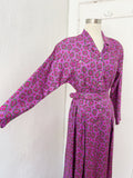 ESPRIT Abstract Paisley Print Rayon Dress with Belt | Medium