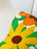Colina Jungle Cat Print Silk Dress | Medium (As Is)
