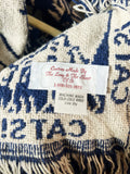 Handmade Cat Blanket Jacket with Fringe | XL
