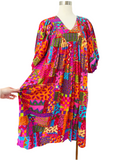 Colorful Patchwork Dress L|XL