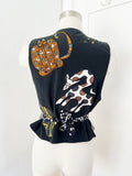 Striped Silkscapes Animal Vest | Medium