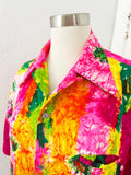 Rainbow Tie Dye Couples Dress and Button Down Set | Medium & Large