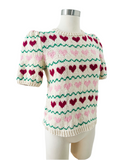 Cutie Heart Knit Top S|M