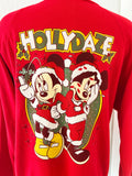 Mickey and Minnie Mistletoe Holiday Sweatshirt | Large