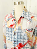 Novelty Print Button Down Shirt | XL