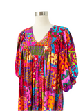 Colorful Patchwork Dress L|XL