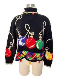 Lisa Nichols Christmas Ornament Sweater | Large