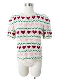 Cutie Heart Knit Top S|M