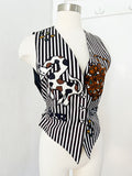 Striped Silkscapes Animal Vest | Medium