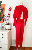 Regina Kravitz Red Jumpsuit | Medium